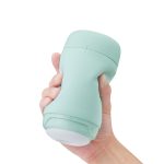 Мастурбатор TENGA PUFFY MINT ультрамягкий материал, многоразовый, сквозной
