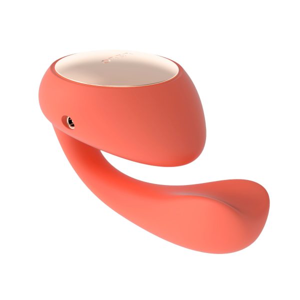 Смарт-вибратор LELO Ida Wave Coral вагинально-клиторальный, технология WaveMotion, 2 мотора