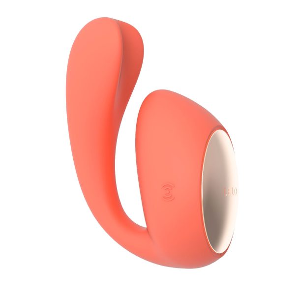 Смарт-вибратор LELO Ida Wave Coral вагинально-клиторальный, технология WaveMotion, 2 мотора