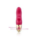 Вибратор-кролик Mystim Hop Hop Bob Fuchsia, мощный мотор, 8 режимов