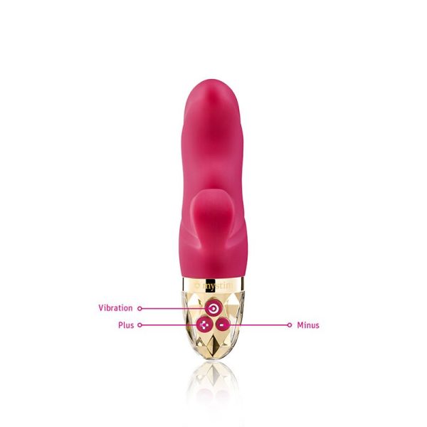 Вибратор-кролик Mystim Hop Hop Bob Fuchsia, мощный мотор, 8 режимов