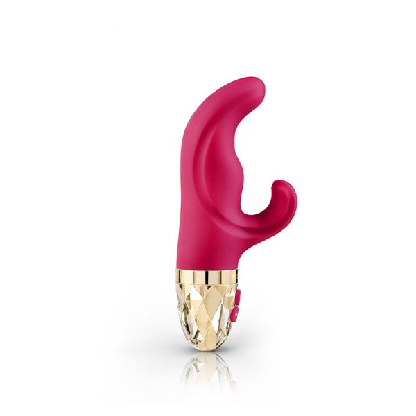 Вибратор-кролик Mystim Hop Hop Bob Fuchsia, мощный мотор, 8 режимов