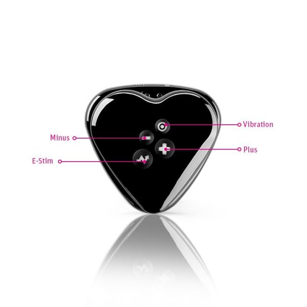 Вібратор для клітора з електростимуляцією Mystim Heart's Desire Edition