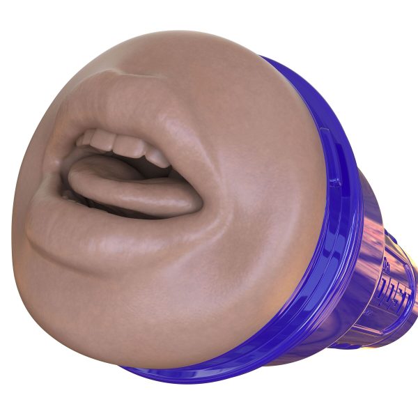 Мастурбатор-ротик Fleshlight Boost Blow Light Medium Flesh, плавающие кольца Turbo Tech