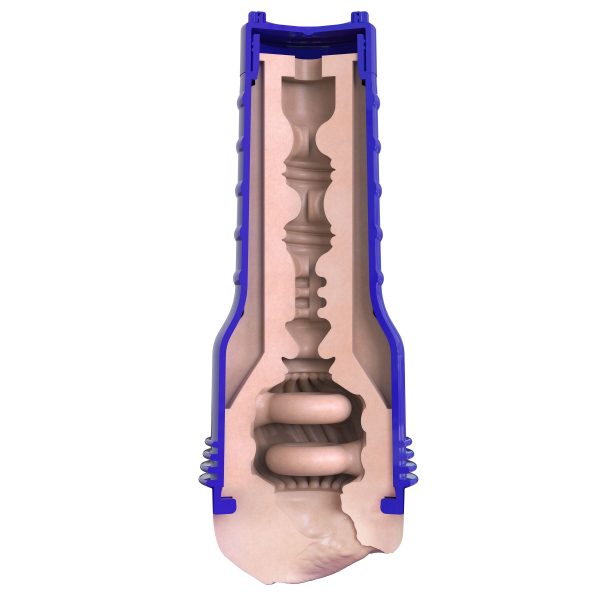 Мастурбатор-вагіна Fleshlight Boost Bang Light Medium Flesh, плаваючі кільця Turbo Tech