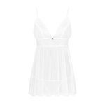 Пеньюар і трусики Obsessive Heavenlly babydoll & thong XL/2XL