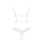 Еротичний комплект Obsessive Heavenlly 2-pcs cupless set відкриті груди