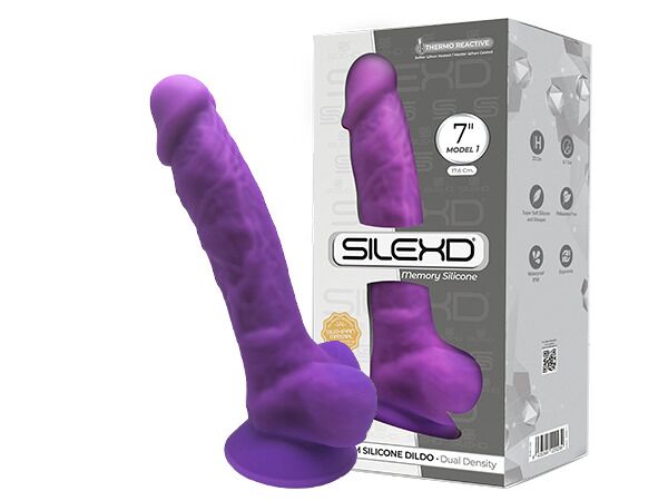 Фаллоимитатор SilexD Johnny (MODEL 1 size 7in), двухслойный, силикон+Silexpan, диаметр 3,8 см