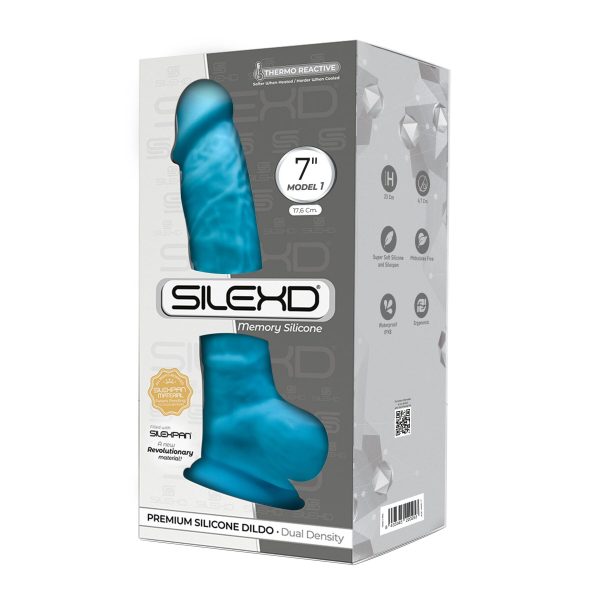 Фаллоимитатор SilexD Johnny (MODEL 1 size 7in), двухслойный, силикон+Silexpan, диаметр 3,8 см