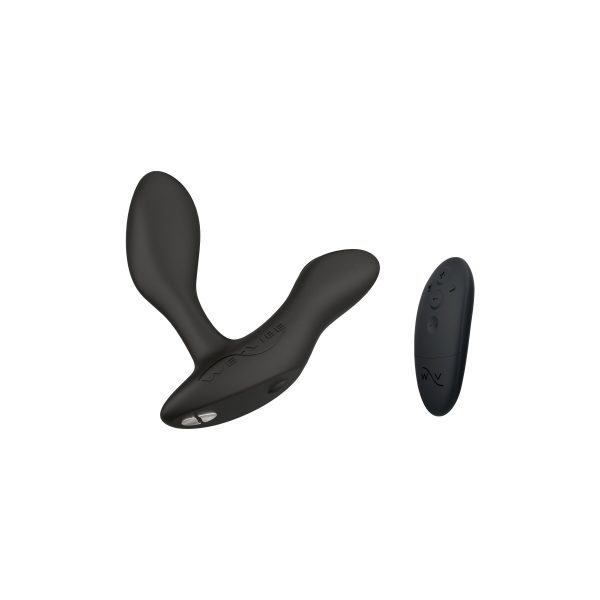 Смарт-вібромасажер простати We-Vibe Vector+ CHARCOAL пульт ДК, регульований кут нахилу