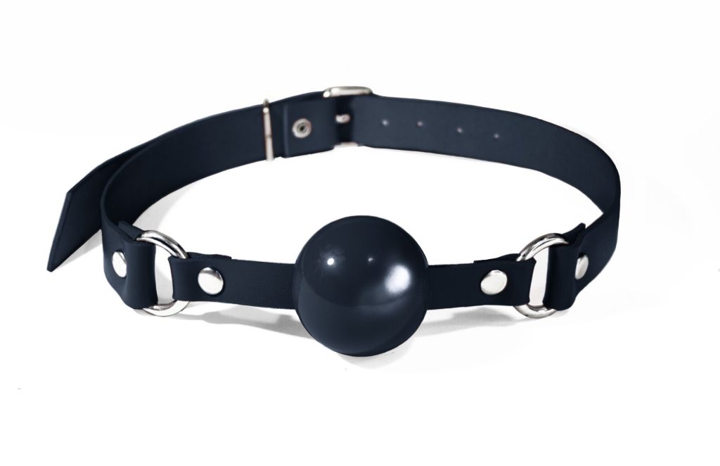 Кляп силіконовий Feral Feelings Silicon Ball Gag Black ремінець, чорна кулька