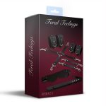 Набір Feral Feelings BDSM Kit 5 наручники, поножі, хрестовина, маска, падл