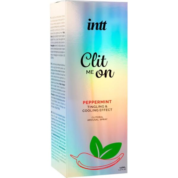 Возбуждающий спрей для клитора Intt Clit Me On Peppermint Cooling Effect 12мл охлаждающий эффект
