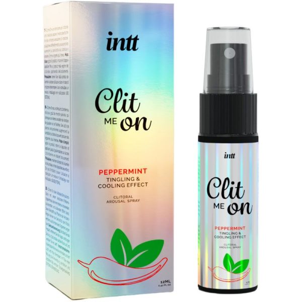 Возбуждающий спрей для клитора Intt Clit Me On Peppermint Cooling Effect 12мл охлаждающий эффект