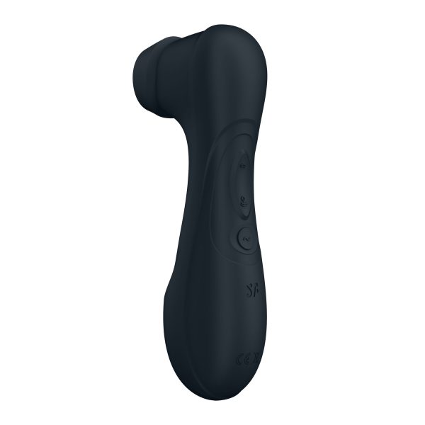 Вакуумный клиторальный стимулятор Satisfyer Pro 2 Generation 3 with Liquid Air Connect App Dark