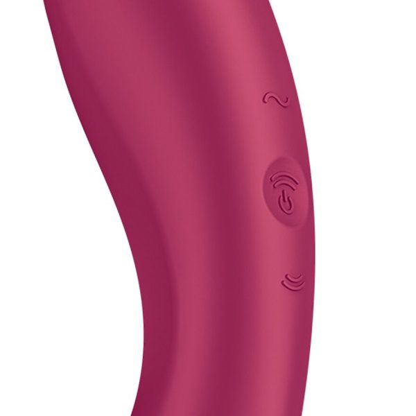 Вакуумный стимулятор с вибрацией Satisfyer Curvy Trinity 1 игрушка 3в1