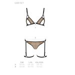 Еротичний комплект спідньої білизни Passion GABI SET , трусики з гартерами