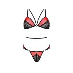Комплект білизни Passion PEONIA SET XXL бра, трусики