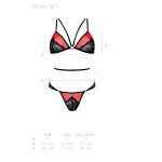 Комплект білизни Passion PEONIA SET XXL бра, трусики