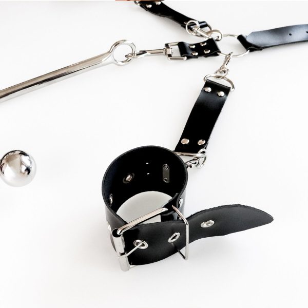 Бондажний набір з металевим анальним гаком Art of Sex Beatrice Bondage set with anal hook № 3