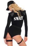 (SALE) Костюм еротичних спецсил Leg Avenue SWAT Team Babe боді, пояс, підв’язки, рація, кепка