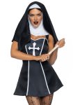 Костюм черниці Leg Avenue Naughty Nun сукня, головний убір