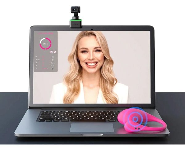 4К веб-камера с искусственным интеллектом Lovense WebCam, для стрима, активация чаевыми