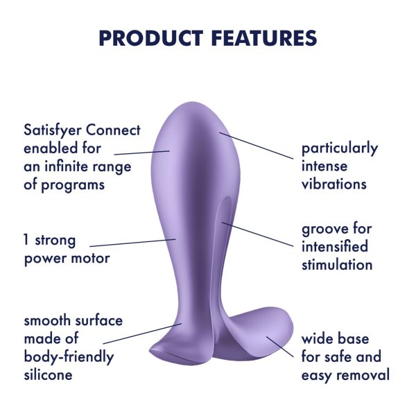 Анальна смарт-пробка з вібрацією Satisfyer Intensity Plug