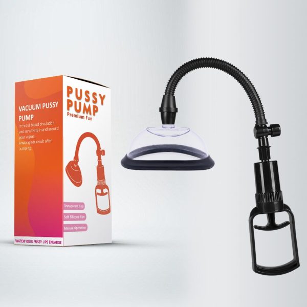 Вакуумная помпа для вульвы Pussy Pump Premium Fun размер (13 см), механический насос