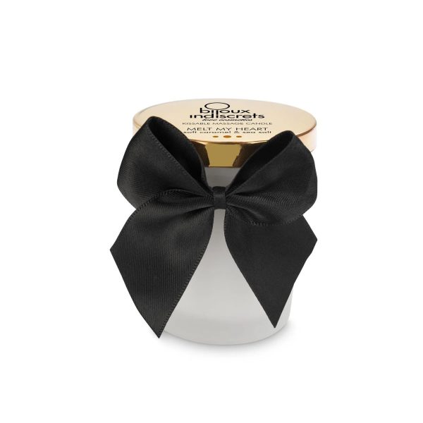 Свічка для масажу та поцілунків Bijoux Indiscrets Melt My Heart Caramel, подарункове паковання, 70 мл