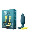 Анальна вібропробка Romp Bass Dark силікон, перезаряджувана, макс. діаметр 3 см