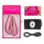 Вакуумний кліторальний стимулятор Womanizer Liberty магнітна кришка, 2 насадки