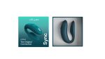 Смарт-вибратор для пар We-Vibe Sync 2 Velvet, 10 виброрежимов, пульт ДУ