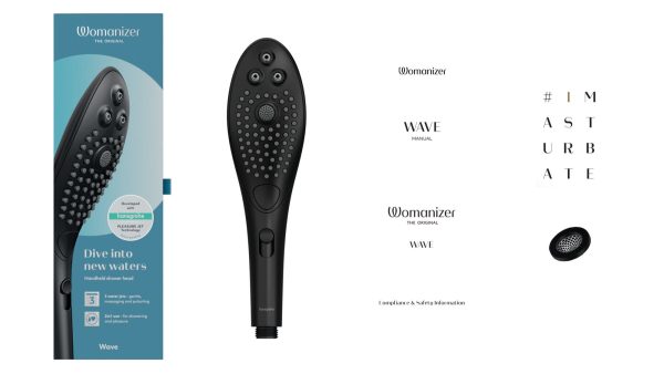 Насадка-стимулятор для душу 2в1 Womanizer Wave масажер для інтимних зон