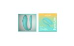 Смарт-вибратор для пар We-Vibe Sync Lite Aqua, 10 виброрежимов, можно совмещать с проникающим сексом
