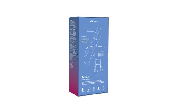 Смарт-вібратор We-Vibe Rave 2 Twisted Pleasure для точки G та входу в піхву, 2 мотори