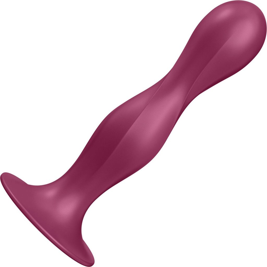 Дилдо Satisfyer Double Ball-R унисекс, подвижные шарики внутри, на присоске