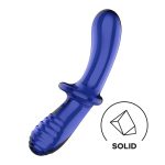 Двосторонній скляний дилдо Satisfyer Double Crystal Light боросилікатне скло, унісекс