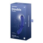 Двосторонній скляний дилдо Satisfyer Double Crystal Light боросилікатне скло, унісекс
