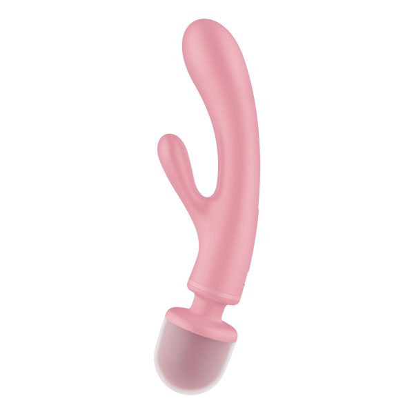 Вибратор-кролик с вибромассажером Satisfyer Triple Lover 3 мотора