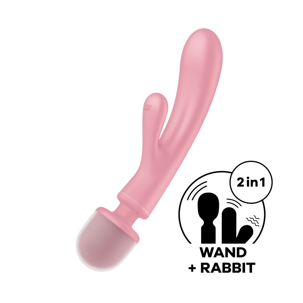 Вибратор-кролик с вибромассажером Satisfyer Triple Lover 3 мотора