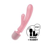 Вибратор-кролик с вибромассажером Satisfyer Triple Lover 3 мотора