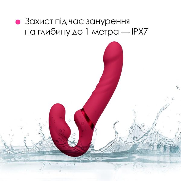 Безремневой смарт-страпон Lovense Lapis vibrating strapless strap-on, 3 мотора