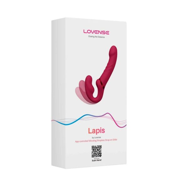 Безремневой смарт-страпон Lovense Lapis vibrating strapless strap-on, 3 мотора