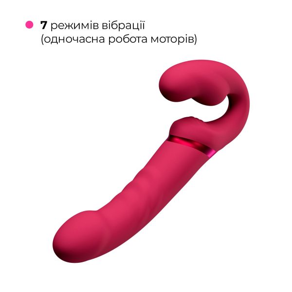 Безремневой смарт-страпон Lovense Lapis vibrating strapless strap-on, 3 мотора