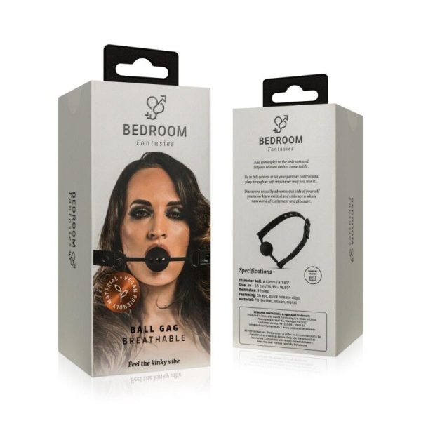 Повітропроникний кляп Bedroom Fantasies: Breathable Silicone Ball Gag