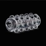 Мастурбатор Blush Rize – Swich Glow in the Dark Masturbator Clear, двусторонний, светится в темноте