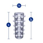 Мастурбатор Blush Rize – Swich Glow in the Dark Masturbator Clear, двусторонний, светится в темноте