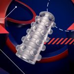 Мастурбатор Blush Rize – Swich Glow in the Dark Masturbator Clear, двусторонний, светится в темноте
