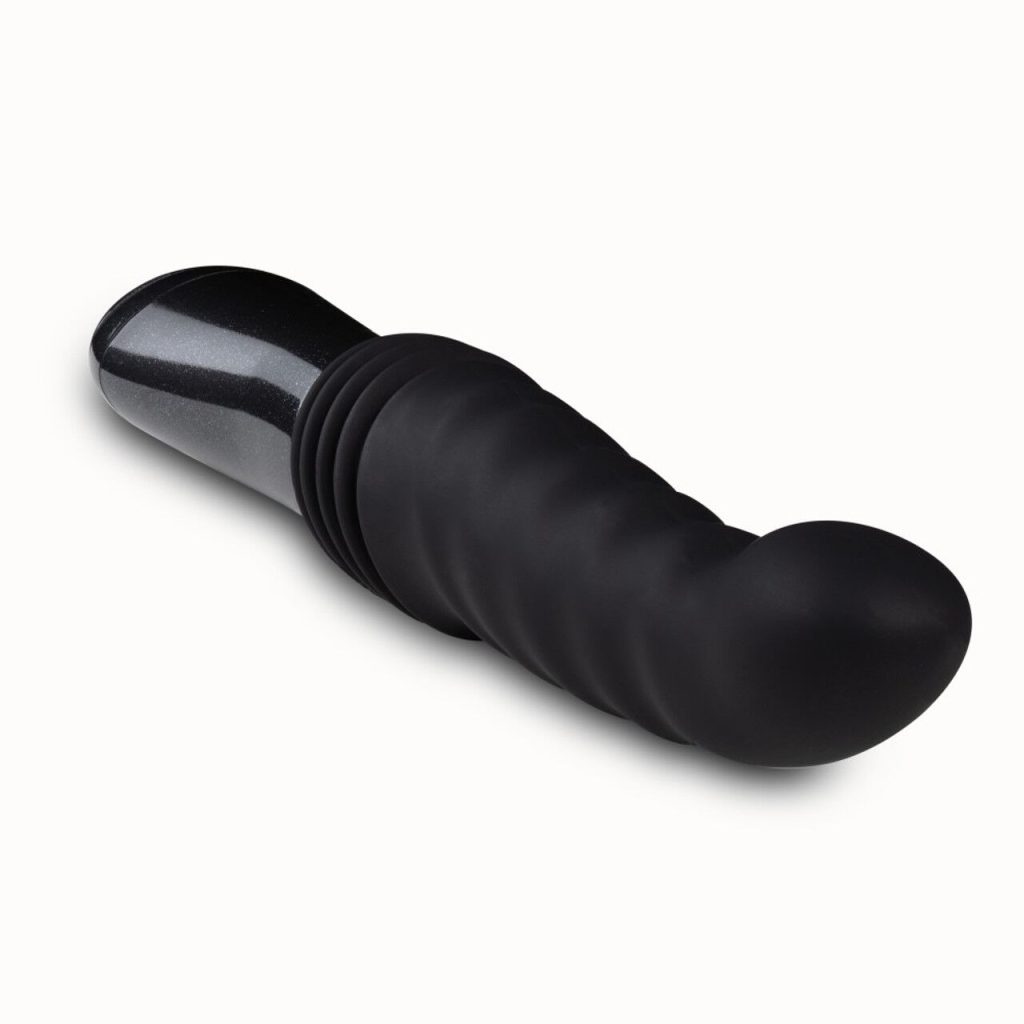 Пульсатор Blush Temptasia – Lazarus Thrusting Dildo – ребристий стовбур, 3 швидкості